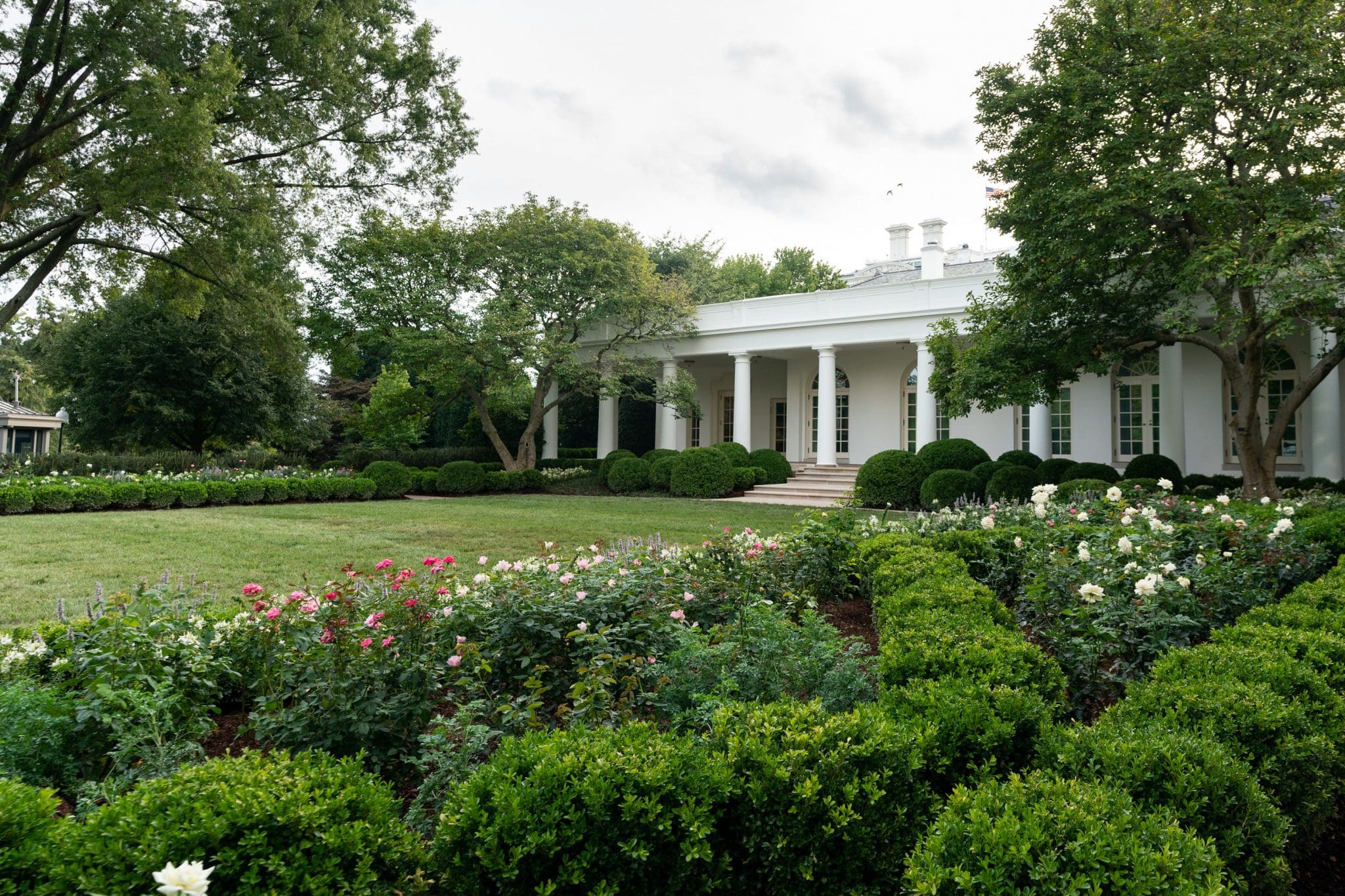White House Rose Garden Renovation Bringing a Design into Reality