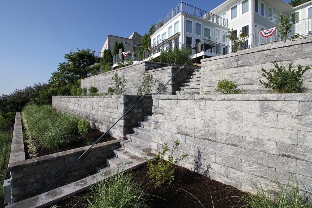 Landscapes of the Month: Overcoming Steep Slope Challenges by the  Chesapeake Bay - The Edge from the National Association of Landscape  Professionals