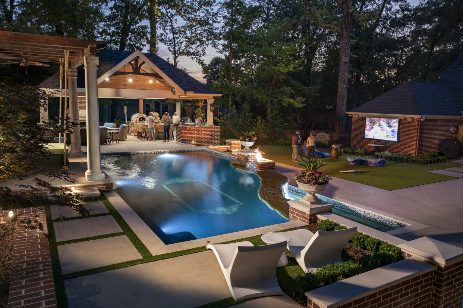 Converting a Wooded Lot Into a Private Backyard Oasis - The Edge from ...